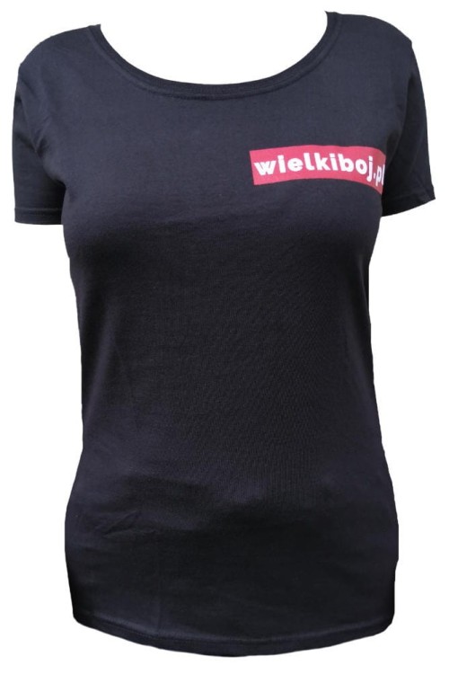 Koszulka T-shirt XL Wielki Bój damska czarna