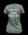Koszulka T-shirt Desmond Doss damska zielona S
