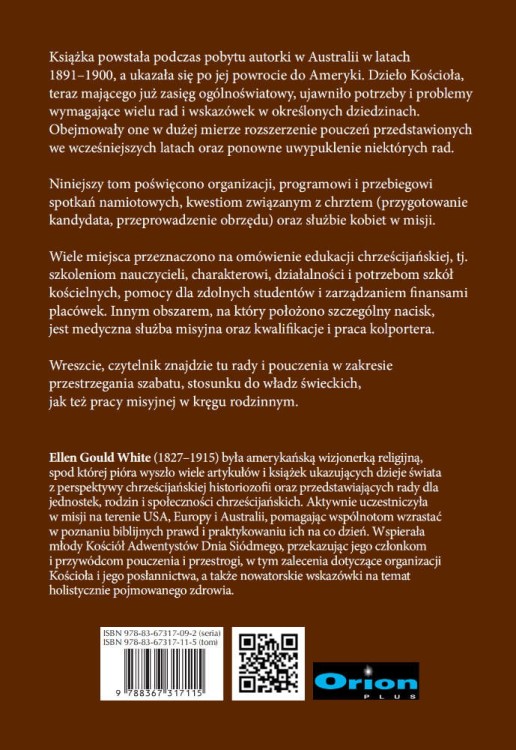 e-book Świadectwa dla Kościoła 6 PDF tył
