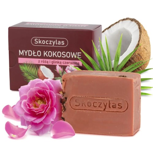 mydlo kokosowe z roza i glinka czerwona 100g skoczylas.jpg