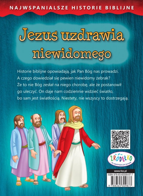 NHB Jezus uzdrawia niewidomego - tył