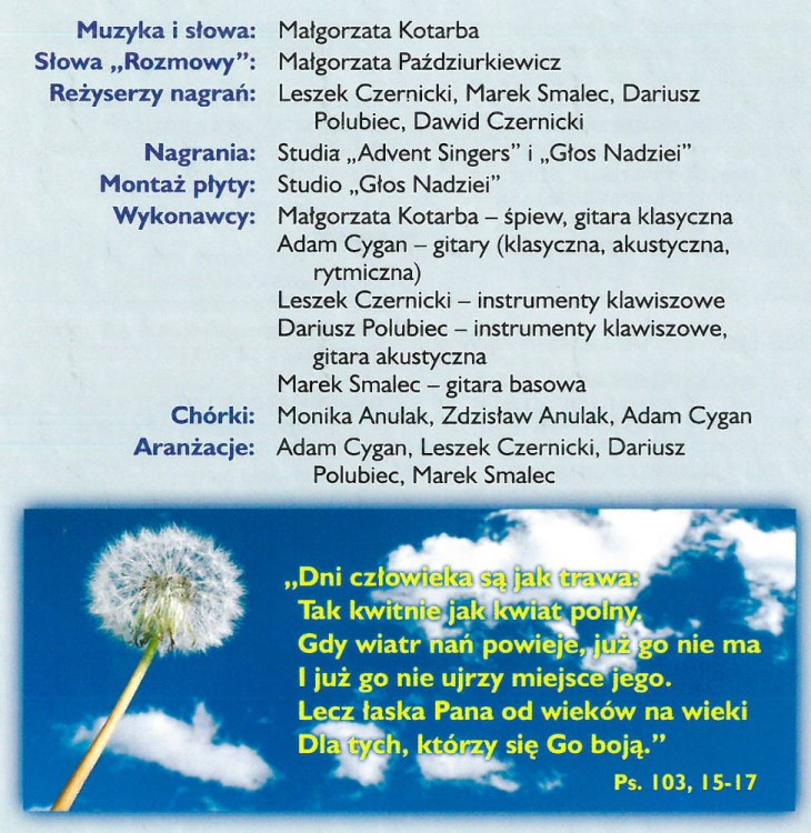 Bliżej Ciebie - Małgorzata Kotarba - tył