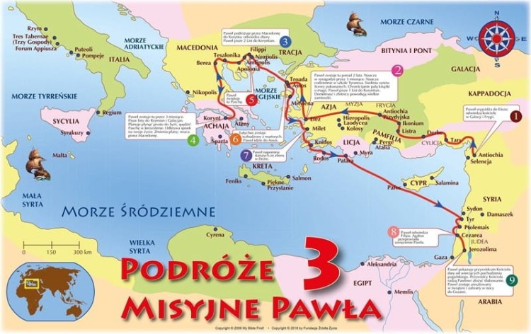PLAKAT PODRÓŻE MISYJNE PAWŁA CZ. 3