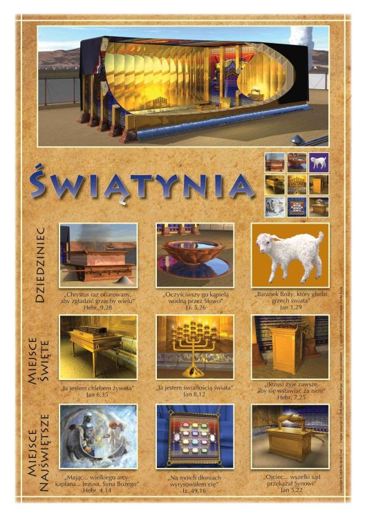 Plakat świątynia