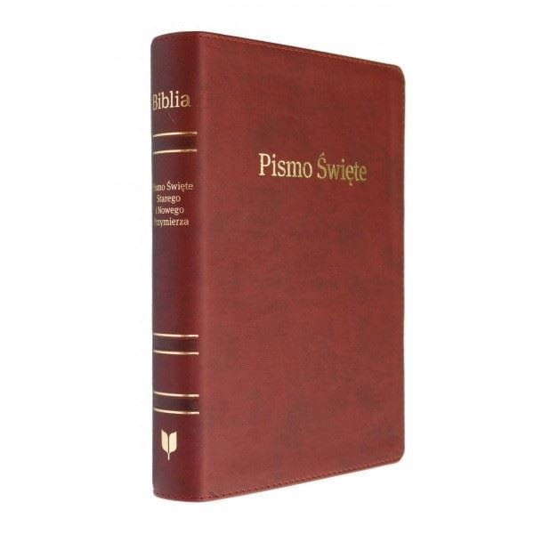 Biblia (Pismo Święte) EIB, 148 x 210, PU skóropodobna, różne kolory, złocenia